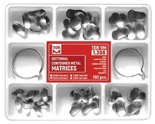 Kit Matrice Sectionale Conturate 0.035mm Hard Cu 2 Inele 100buc 1398 TOR VM