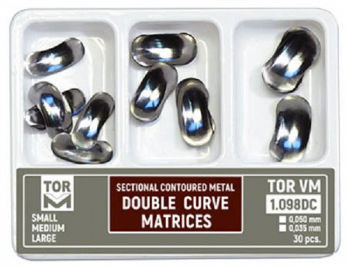 Kit Matrice Sectionale Conturate 0.050mm Dublu Curbate Large 30buc 1098DC TOR VM