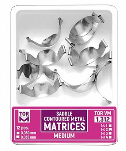 Matrice Metalice Rezerva Conturate Medium 0.035mm 12buc 1312-2 TOR VM