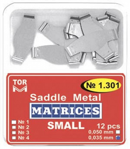 Matrice Metalice Rezerva Small 0.035mm 12buc 1301-3 TOR VM