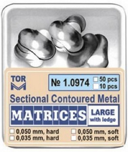 Matrice Sectionale Conturate 0.035mm Large Cu Bordura Hard 10buc 10974 TOR VM