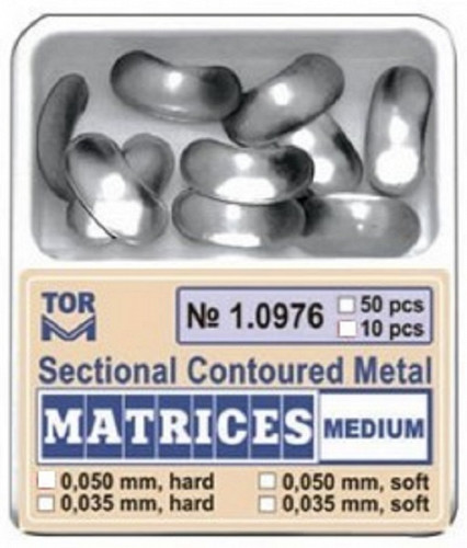 Matrice Sectionale Conturate 0.035mm Medium Hard 10buc 10976 TOR VM