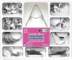 Kit Matrice Metalice Conturate 0.050mm Cu Cleste 36buc 1330 TOR VM