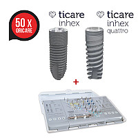 Pachet 50 x Implanturi Inhex + Quatro + trusa MG Modular Surgical Box