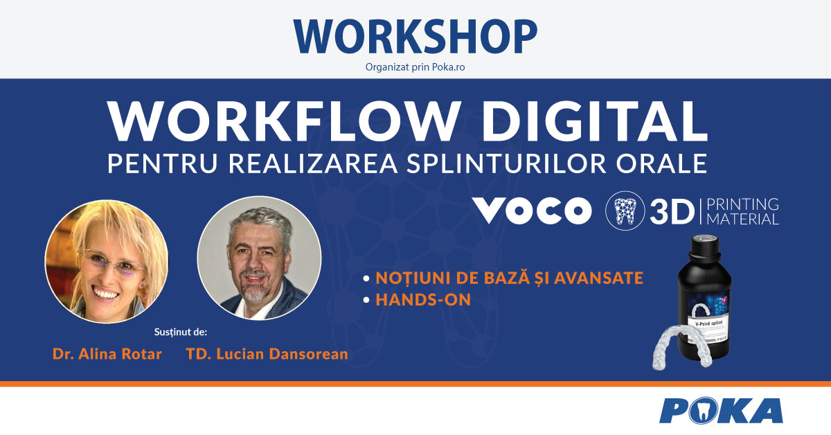 WORKFLOW DIGITAL PT REALIZAREA SPLINTURILOR ORALE