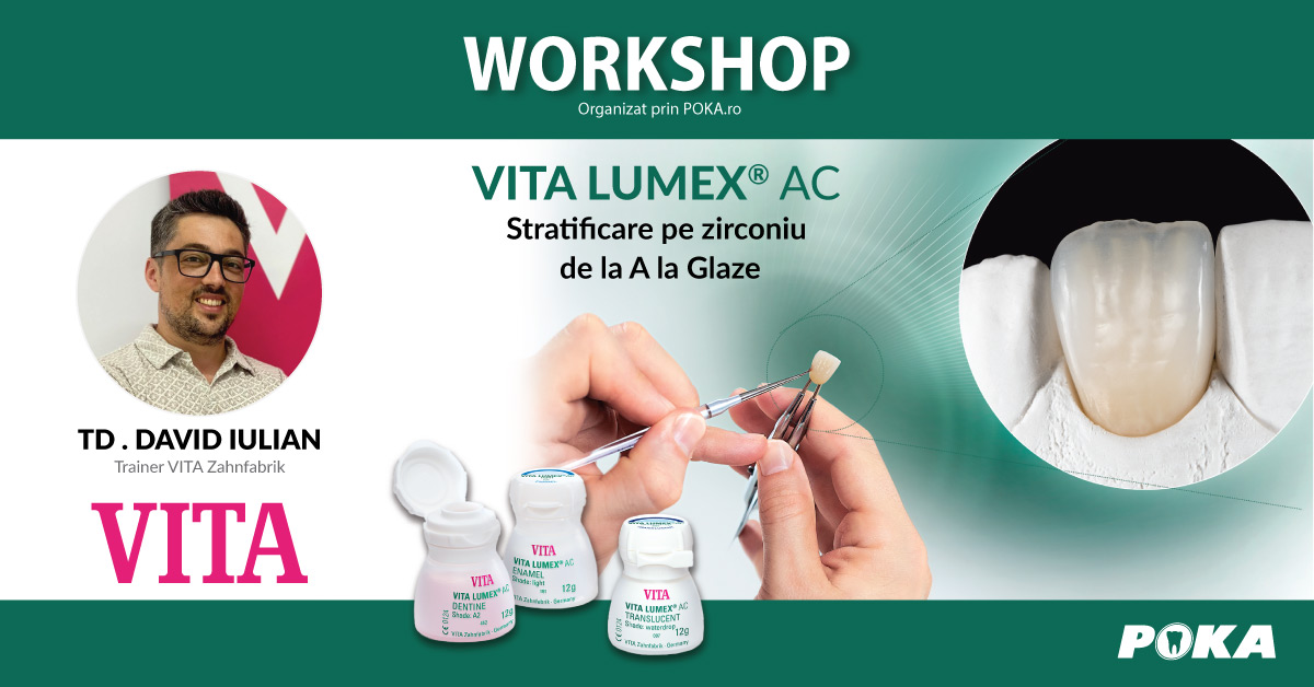 VITA Lumex AC:  Stratificare pe zirconiu - de la A la Glaze