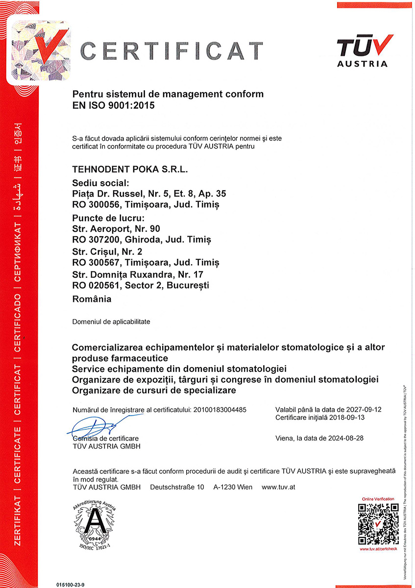 Certificat RO ISO 9001:2005